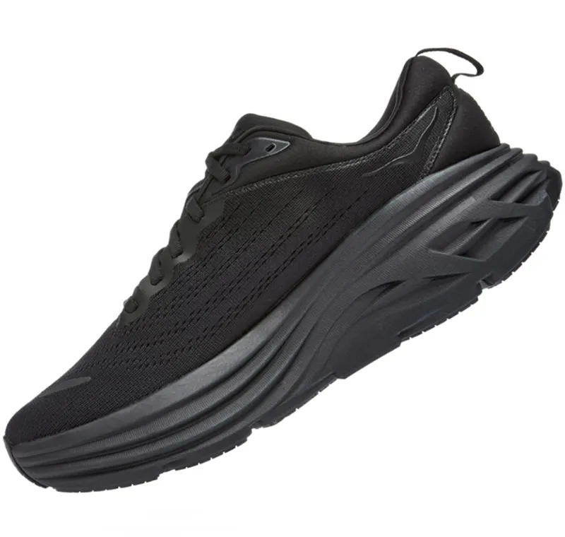 Hoka One One Men's Bondi 8 X WIDE Black/Black